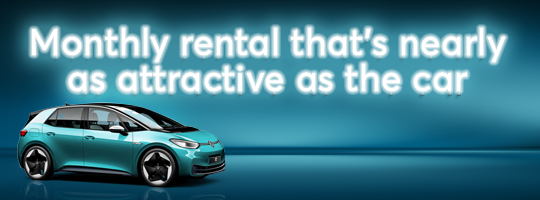 Monthly rental that's nearly as attractive as the car